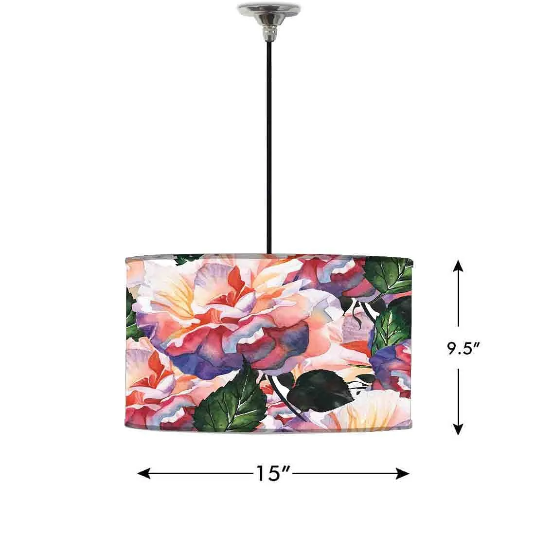 Ceiling Chandelier Lamps Drum Shade for Hall - 0022