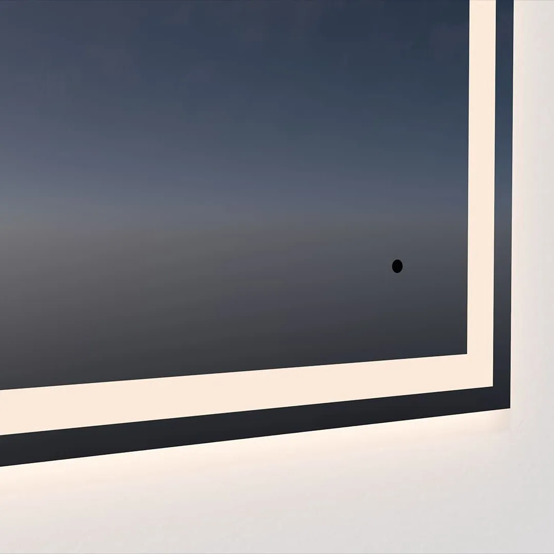 Oxygen Lighting MIMIC 3-1504-0 Designer Lighted Mirror 36x48 Inch