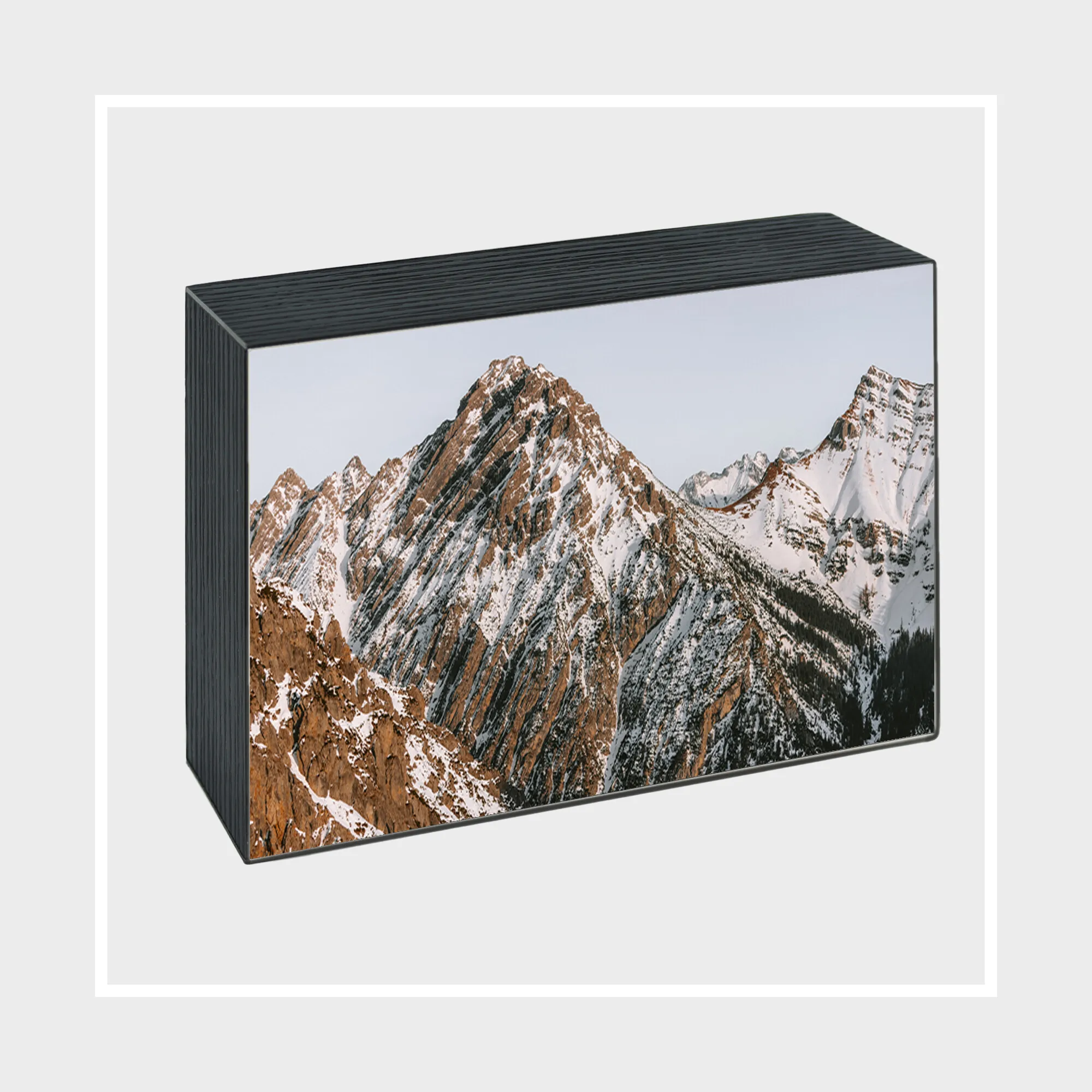 Photo Frame |  Black Wood | 13x18 cm | Self-adhesive photo