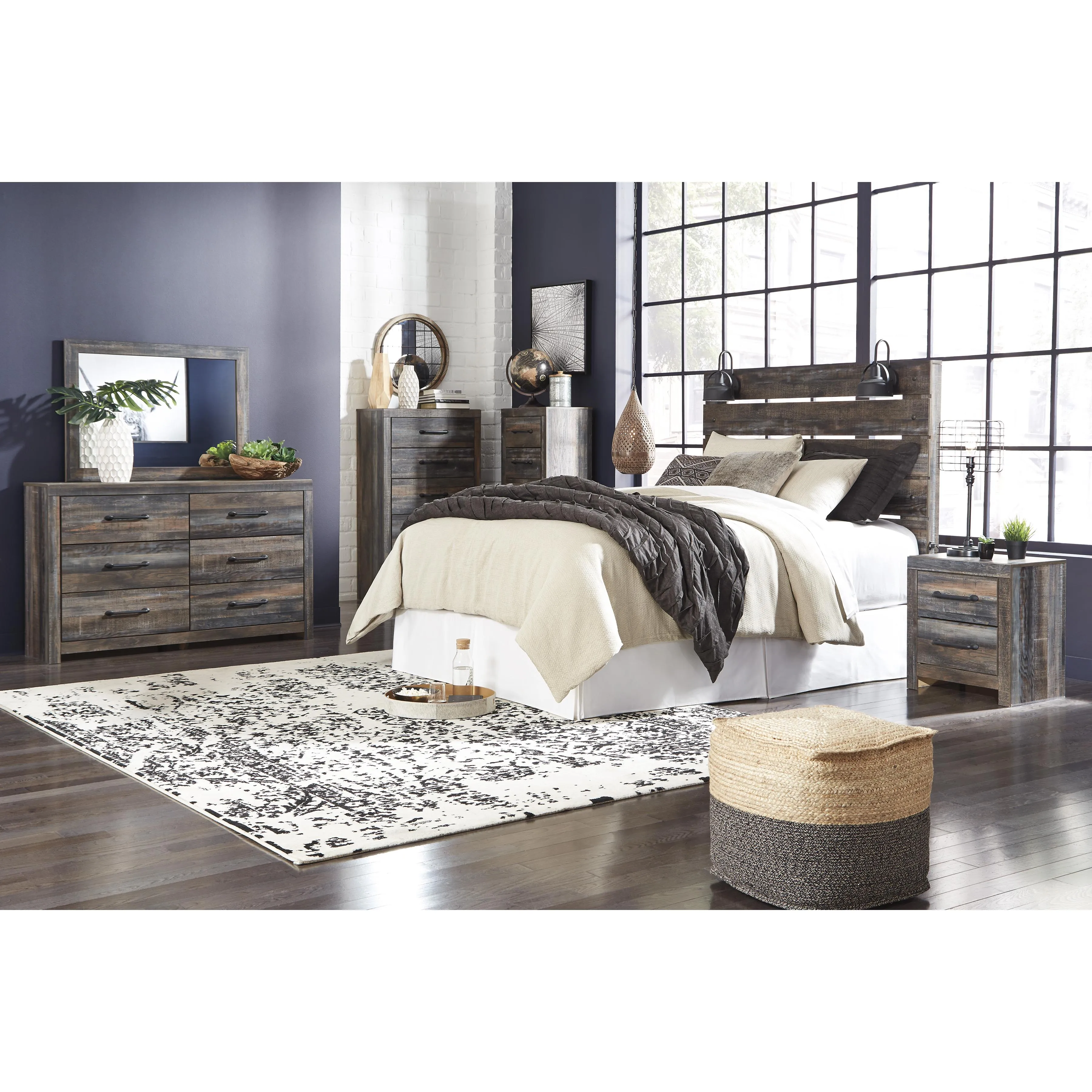 Signature Design by Ashley Drystan B211-57 Queen Panel Headboard