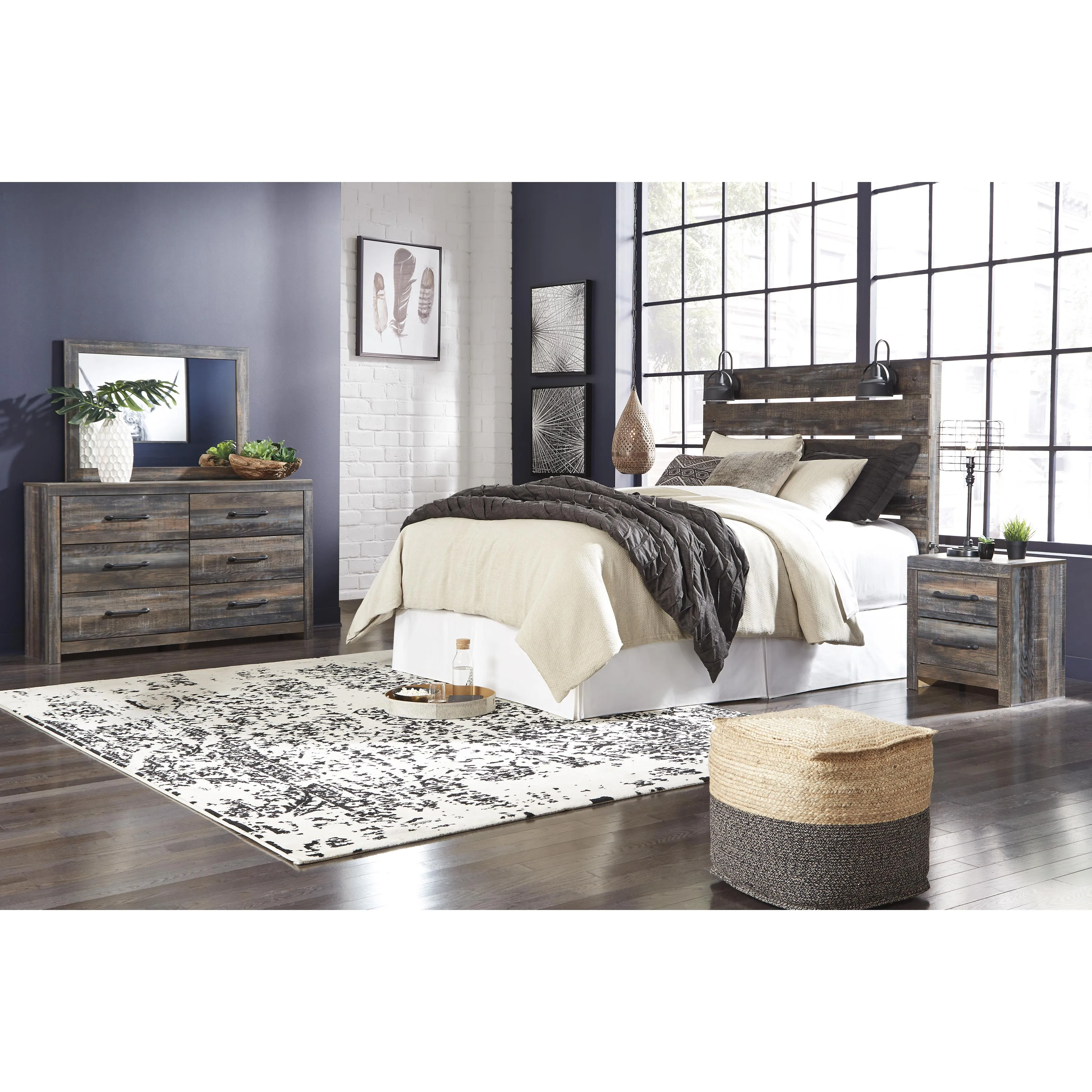 Signature Design by Ashley Drystan B211-57 Queen Panel Headboard