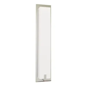 Sinclair 18 in. LED Wall Light Satin Nickel Finish