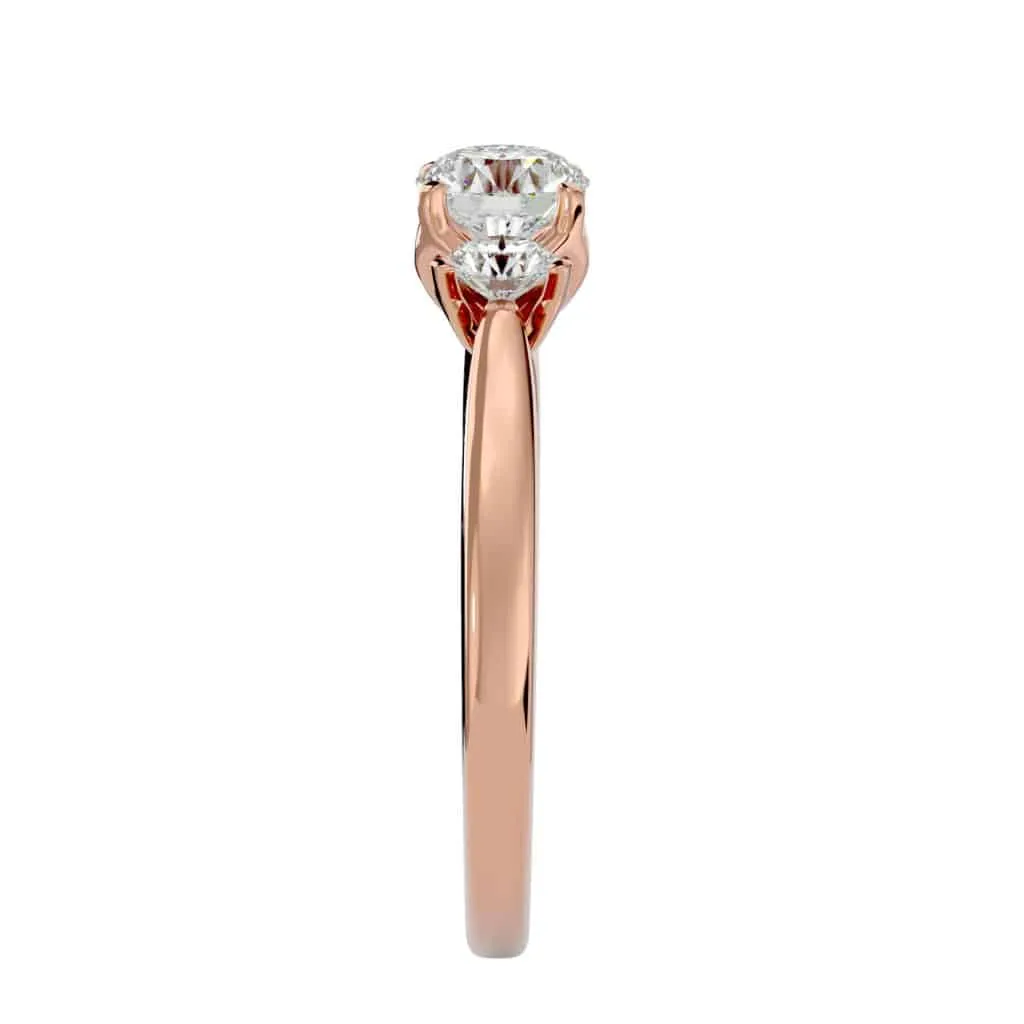 Tulips Inspired Engagement Ring Troligy Setting