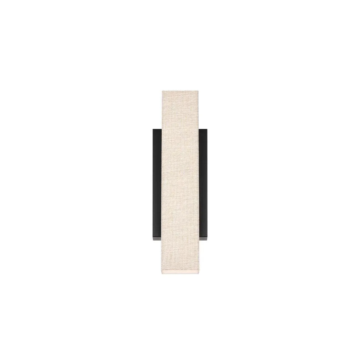Volga 18 in. LED Wall Light 2700K Black finish
