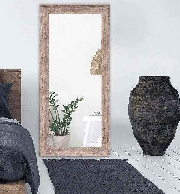 Willow Mirror Rustic Brown 150cm