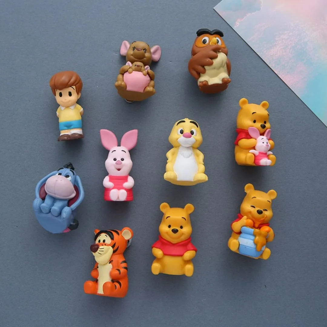 Winnie the Pooh Figurines | 10 Little Animal Figurine Set
